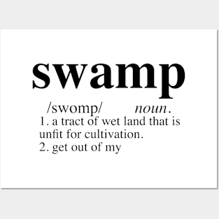 Swamp Dictionary Funny Ogre Posters and Art